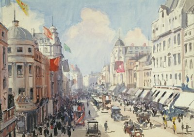 Regent Street, London von Cecil King